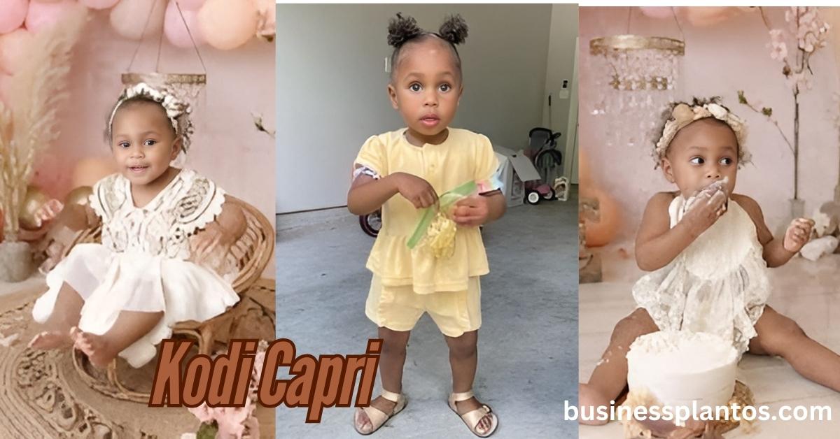 Kodi Capri 3-Year-Old Daughter of NBA